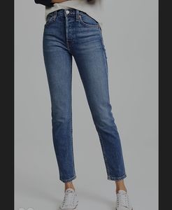 Re/Done Ultra High Rise Ankle Crop